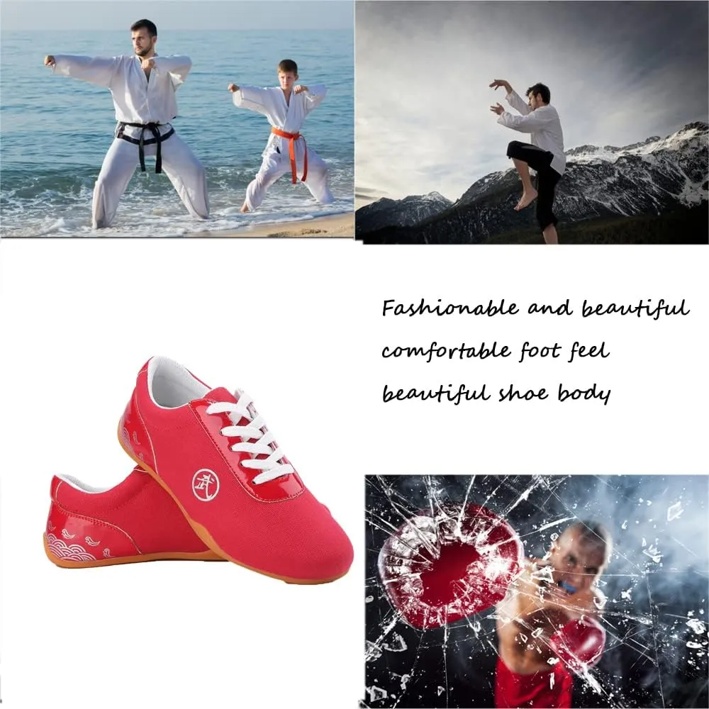 Men Adults Chinese Tai-Chi Wu Shu Kung Fu Shoes,Slip-on Style, Casual,Suitable for Indoor/Outdoor use.
