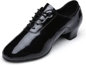 Men's Latin Dance Shoes Dance Hall Tango Children's Men's National Standard Dance Shoes 25-45 Yards(8.5)