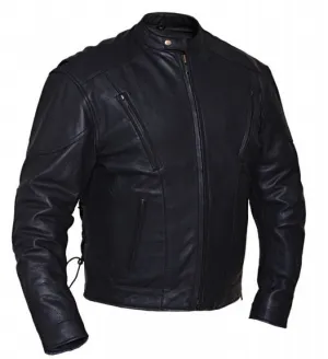 Mens Leather Euro Lightweight Jacket