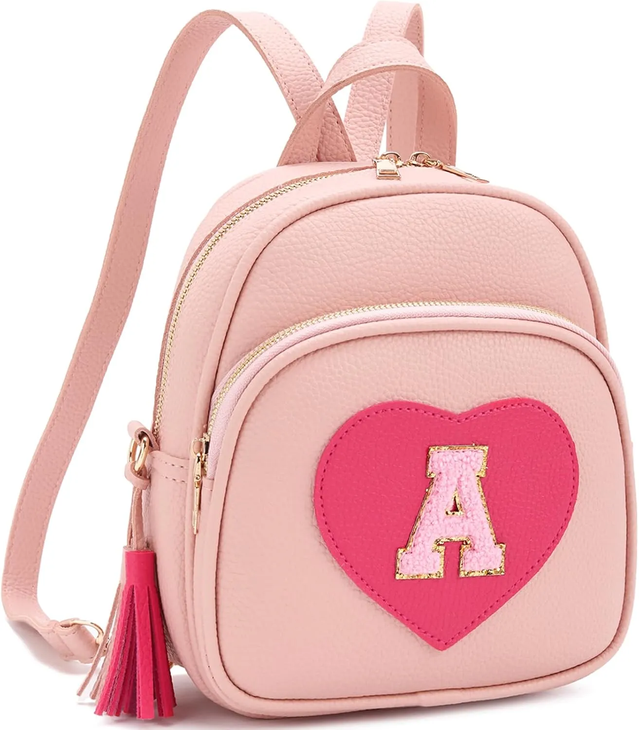 Mini Backpack for Girls Teens Women, Cute Kids Small Heart Backpack Purse Gift