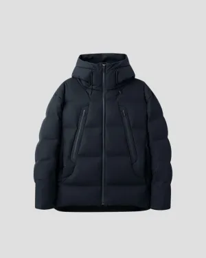 MIZUSAWA DOWN OVERSIZED JACKET "MOUNTAINEER" - Grahite Navy
