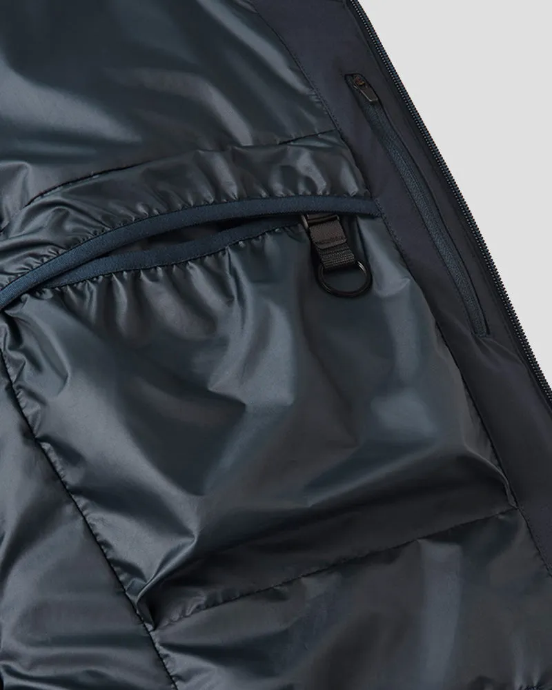 MIZUSAWA DOWN OVERSIZED JACKET "MOUNTAINEER" - Grahite Navy