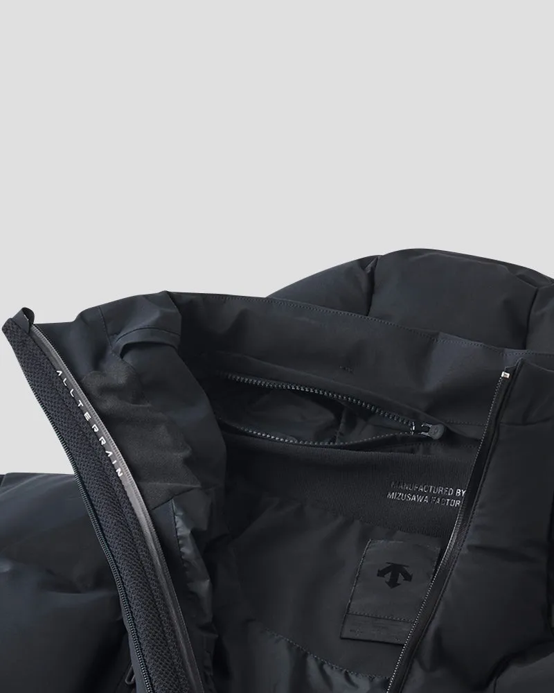 MIZUSAWA DOWN OVERSIZED JACKET "MOUNTAINEER" - Grahite Navy