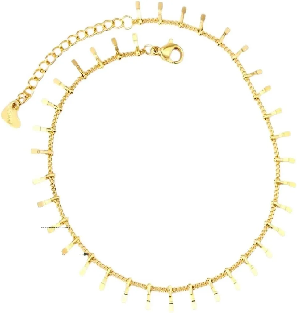 New 2026 Unisex Dainty Round Cz Crystal Coin Dis Charm Ankle Foot Bracelet Women's Anklets Stainless Steel Jewelry Woman Decoration Luxury With You Accessories Trendy Best For Gift For Women And Men