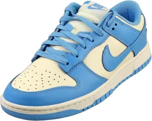 Nike Dunk Low Retro Men's Shoes (DV0833-113, Coconut Milk/Gym Red/Sail/University Blue) Size 9.5