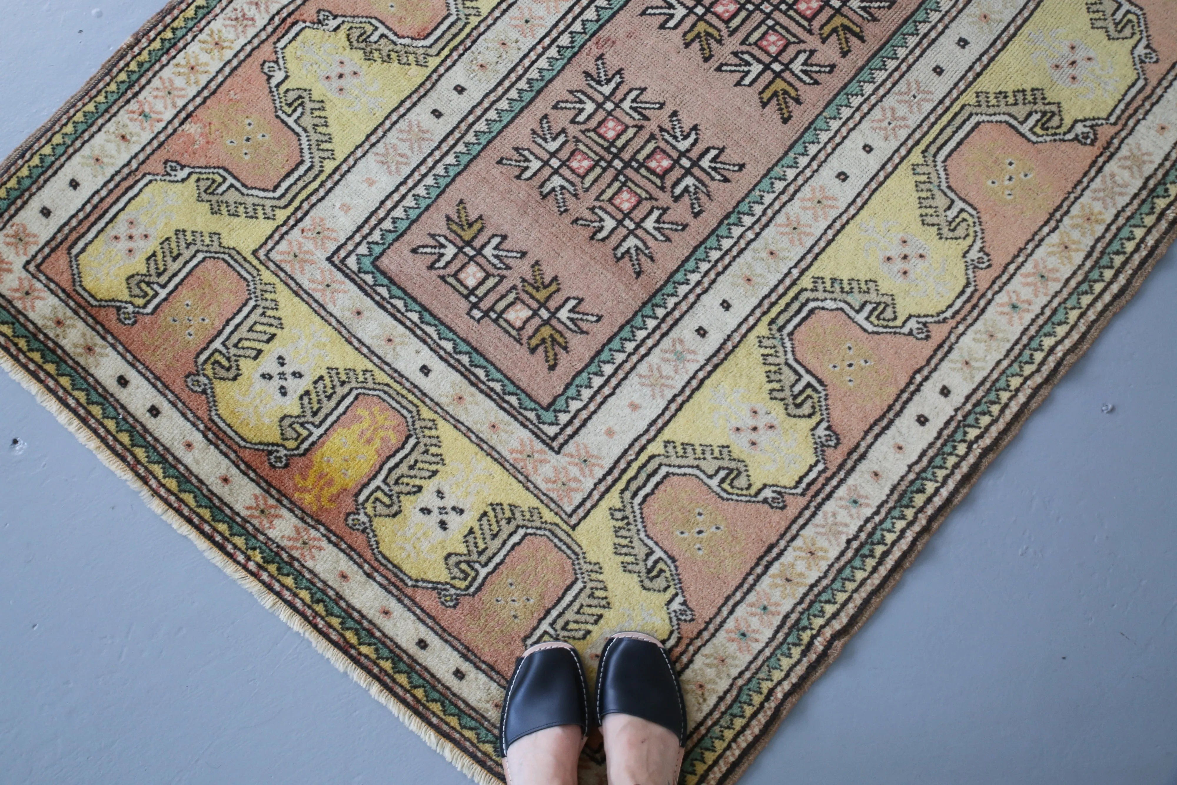 Old Milas Rug 3.7ftx6.4ft