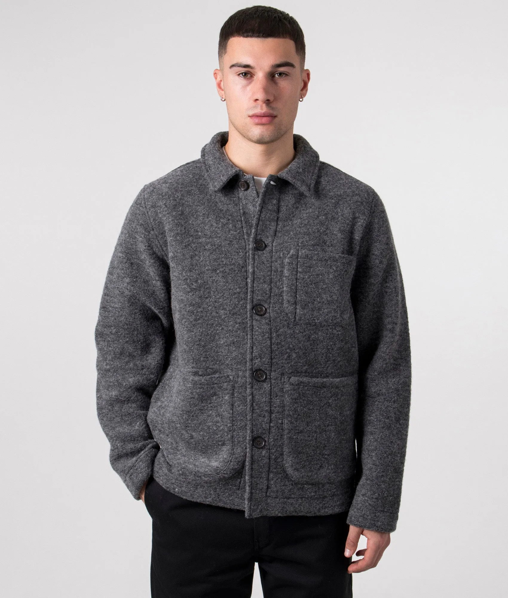 Oversized Fit Wool Field Jacket