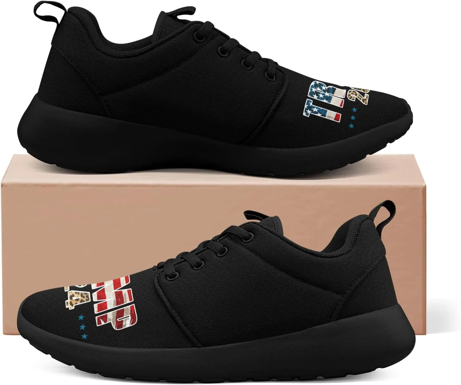 Pitovozu Trump 2024 Shoes for Men Walking Running Athletic Lightweight Shoes Comfortable Tennis Sports Sneaker Gifts