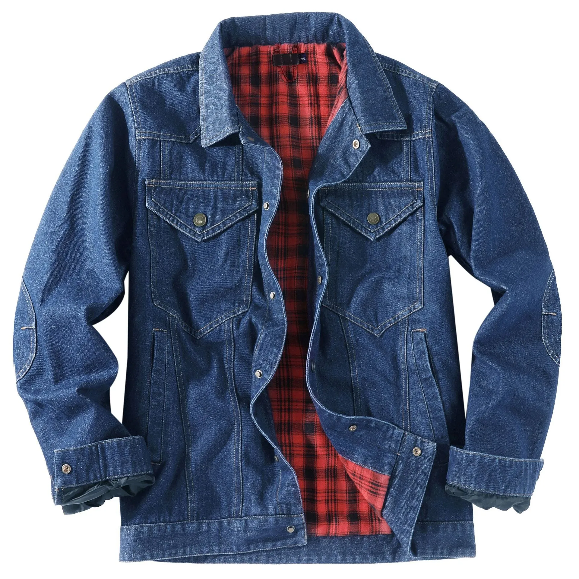 PLAID FLANNEL CASUAL JACKET