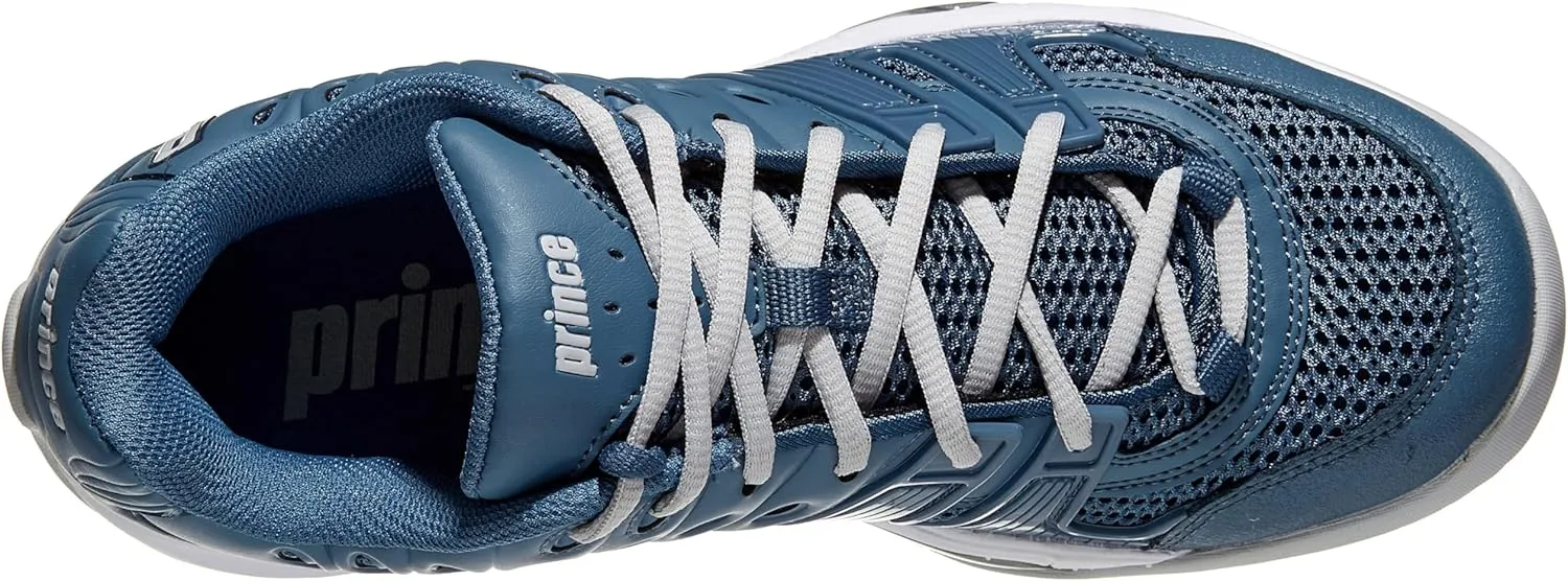Prince T22 White/Navy/Silver Men's Shoes