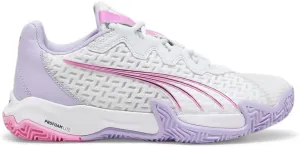 Puma Womens Nova Elite Racquet Sports Pickleball, Tennis Sneakers Shoes - Grey