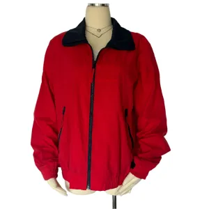 Red Windbreaker Jacket