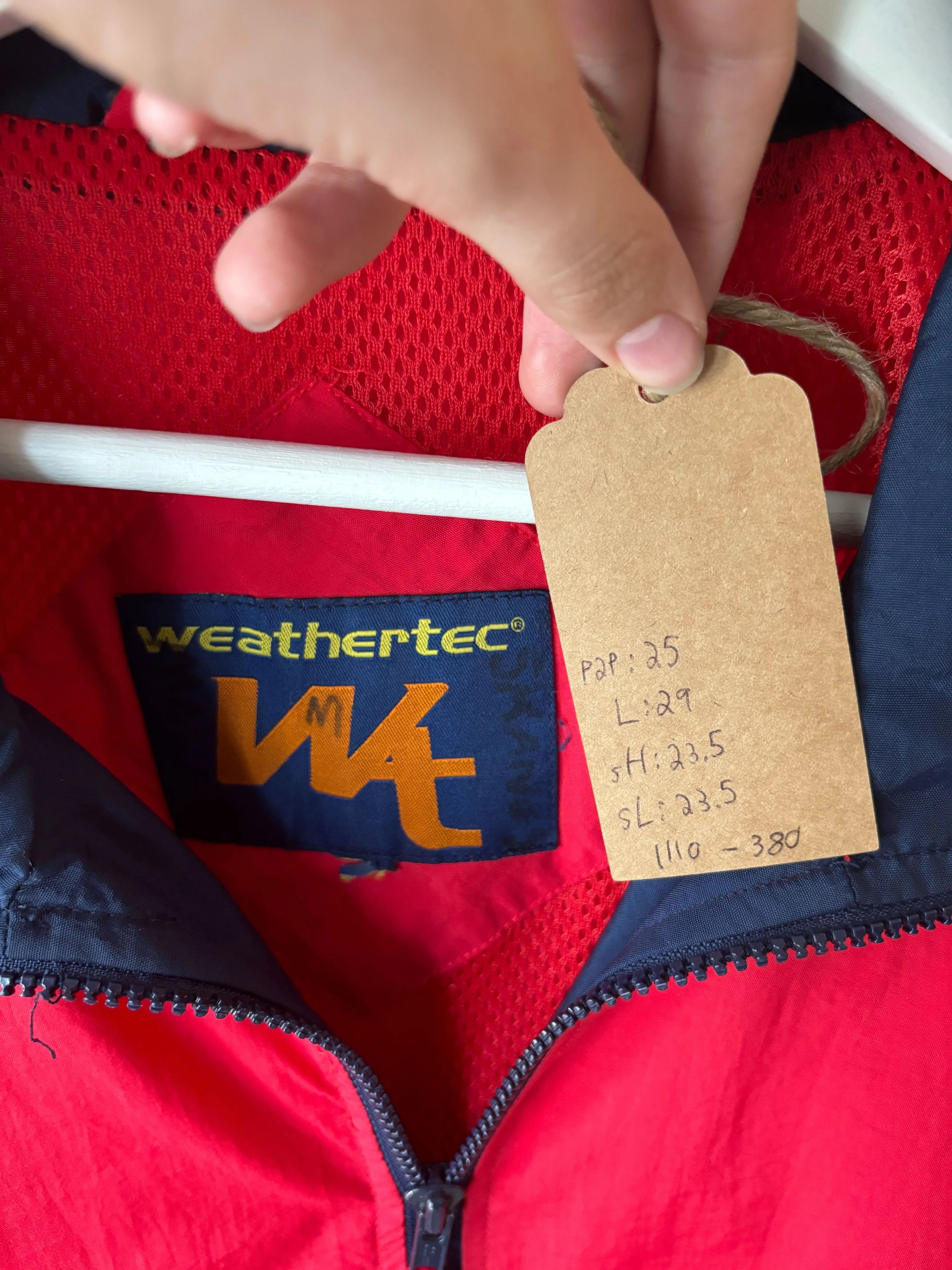 Red Windbreaker Jacket