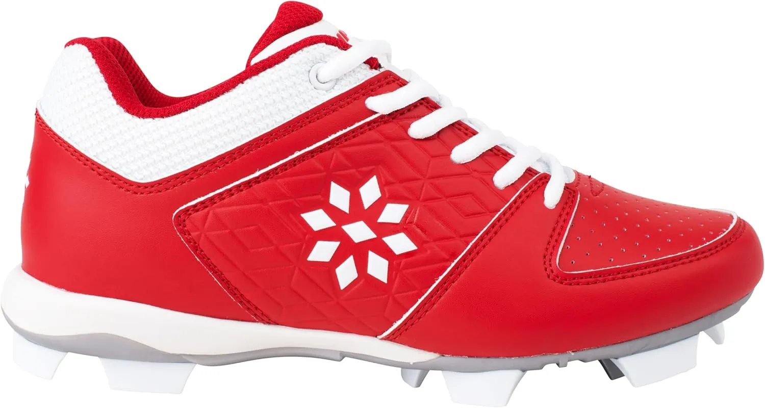 RIP-IT Girls Diamond Softball Cleats Youth Softball Shoes for Girls Sizes 1-6