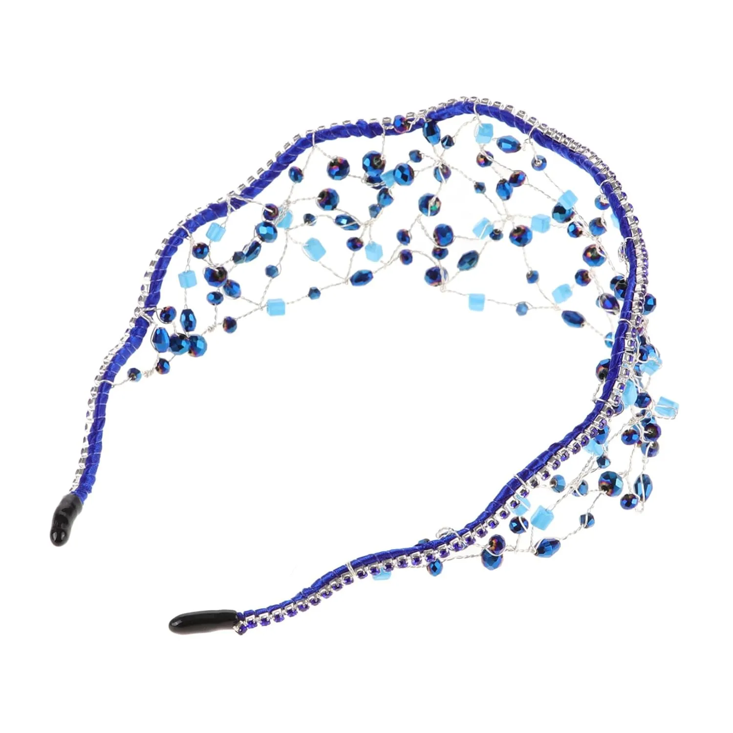 SAFIGLE 1pc Bead Tiara for Brides Elegant Decorative Hair Band for Weddings Special Occasions and Performances Durable and Stylish Headwear