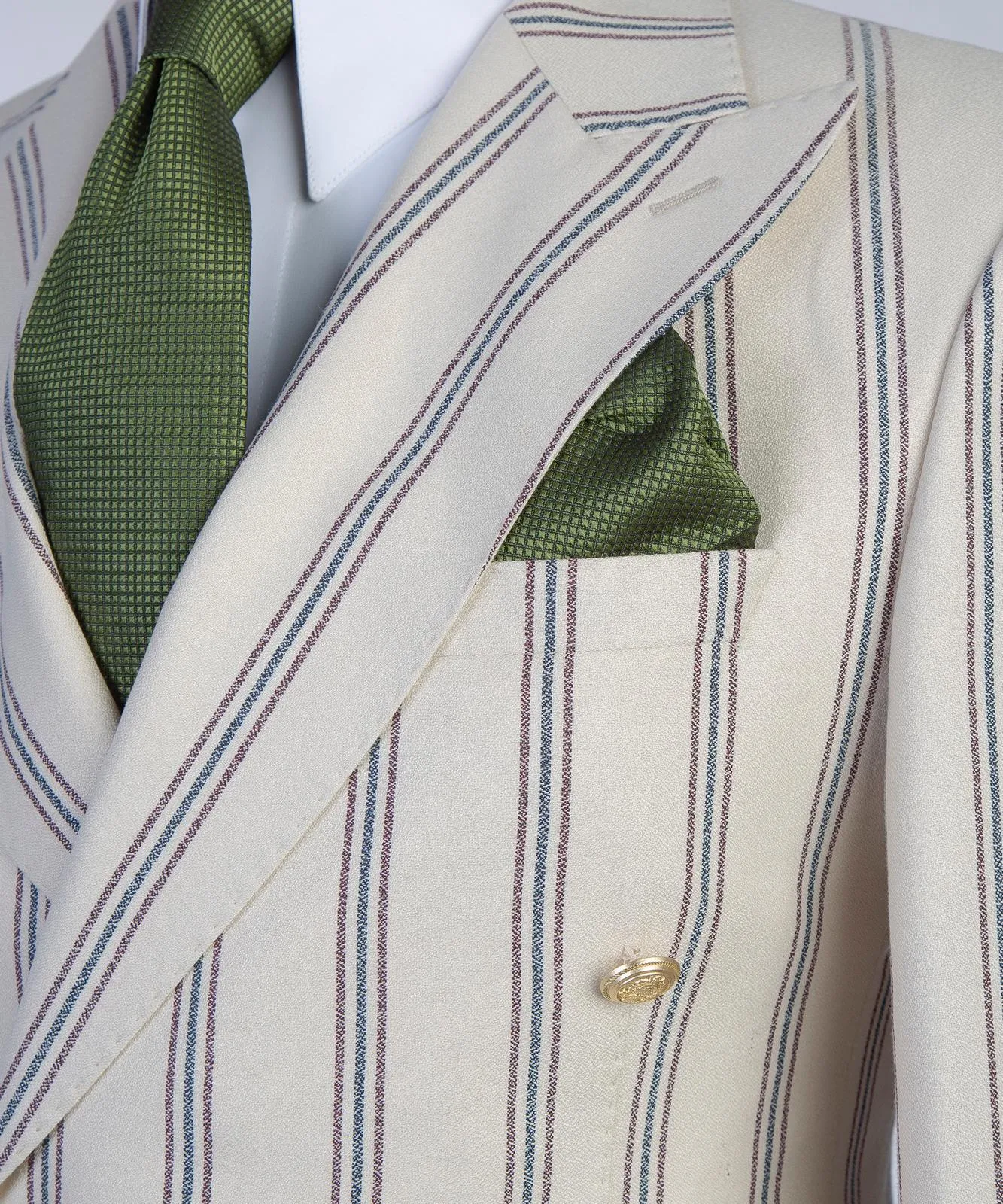Sartoria Beige Double Breasted Suit