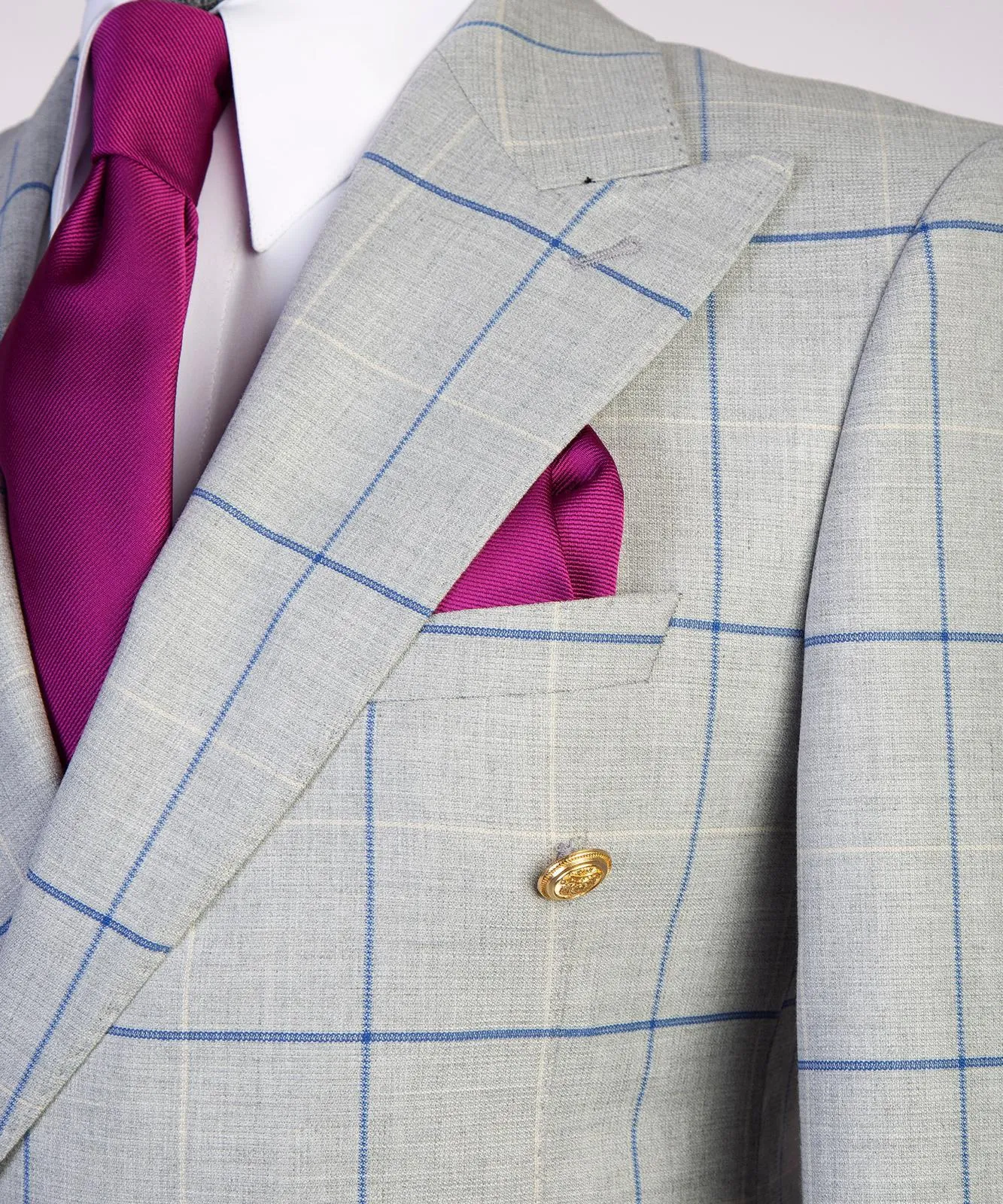 Sartoria Gray Double Breasted Suit