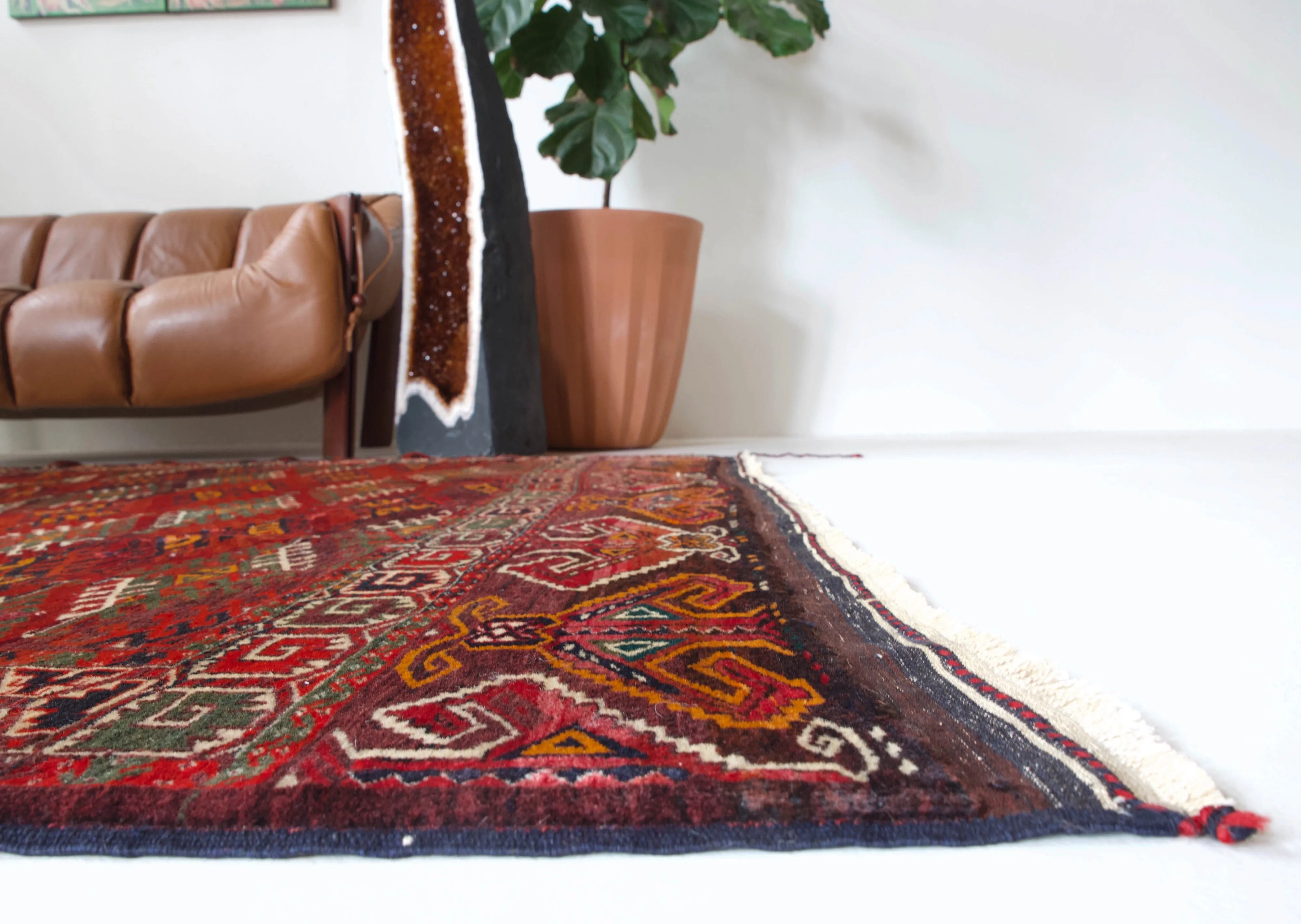 Semi-antique Turkoman Yomut Rug 6'10"x10'10"