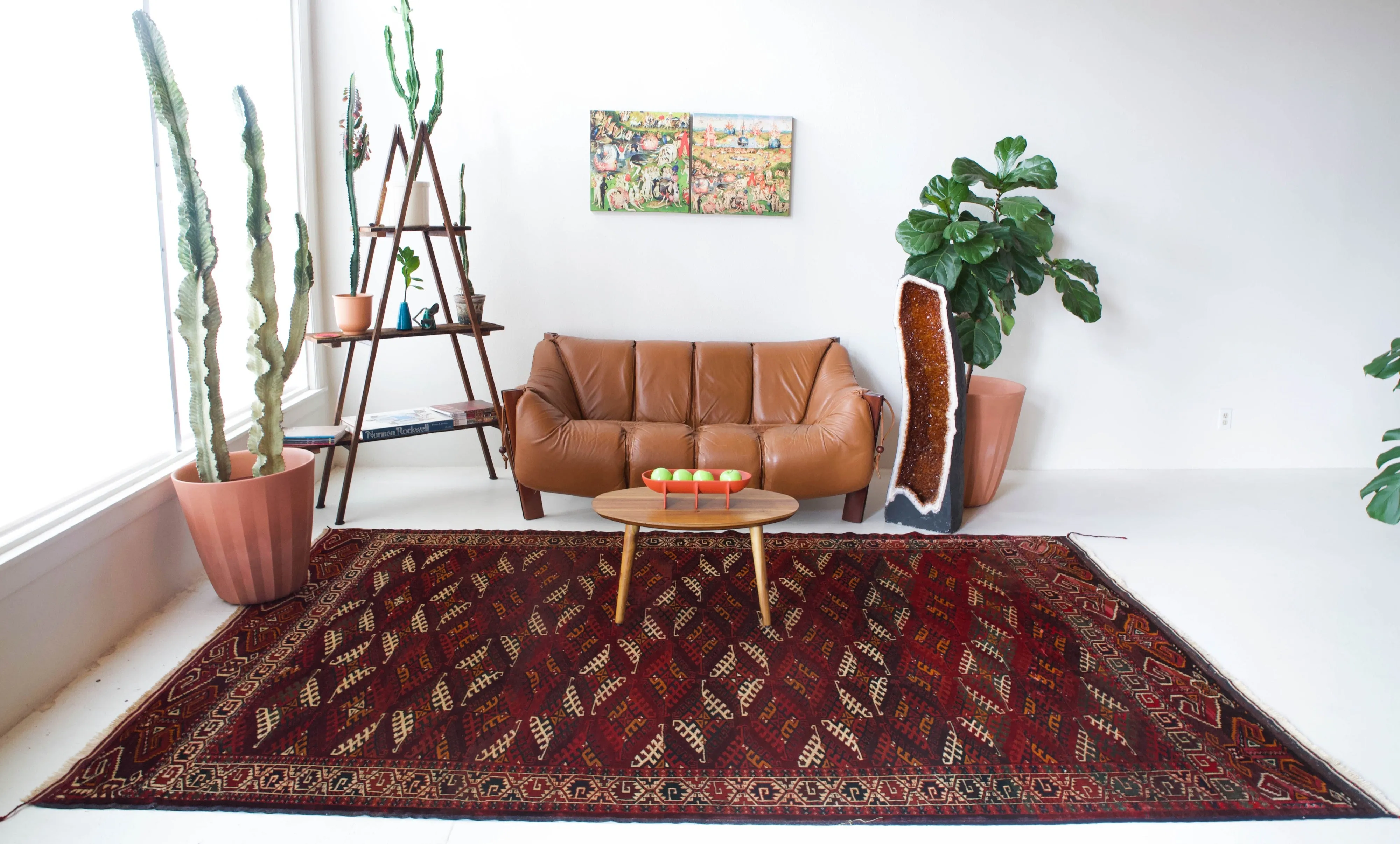 Semi-antique Turkoman Yomut Rug 6'10"x10'10"