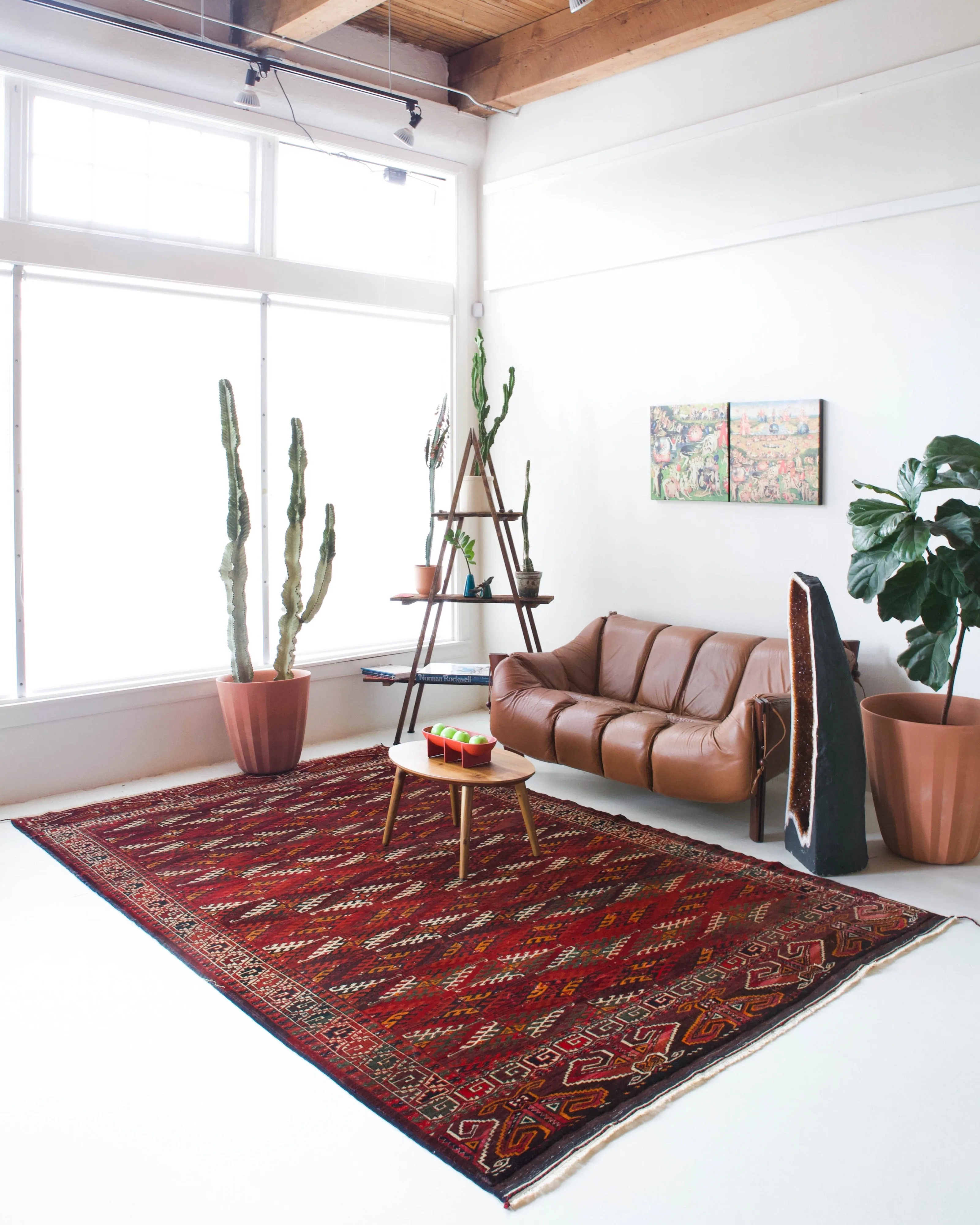 Semi-antique Turkoman Yomut Rug 6'10"x10'10"