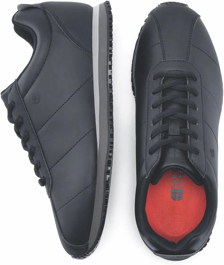 Shoes for Crews Avery, Women's Slip Resistant Work Shoes, Water Resistant, Black