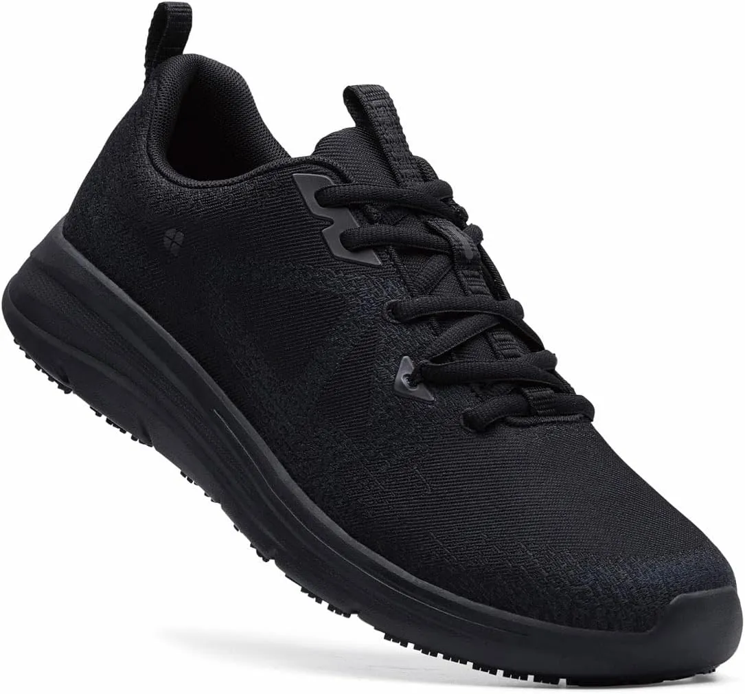 Shoes for Crews Toby II, Men's Slip Resistant Non Slip Work Shoes, Zapatos de Trabajo para Hombres, Chef Kitchen Shoes, Black