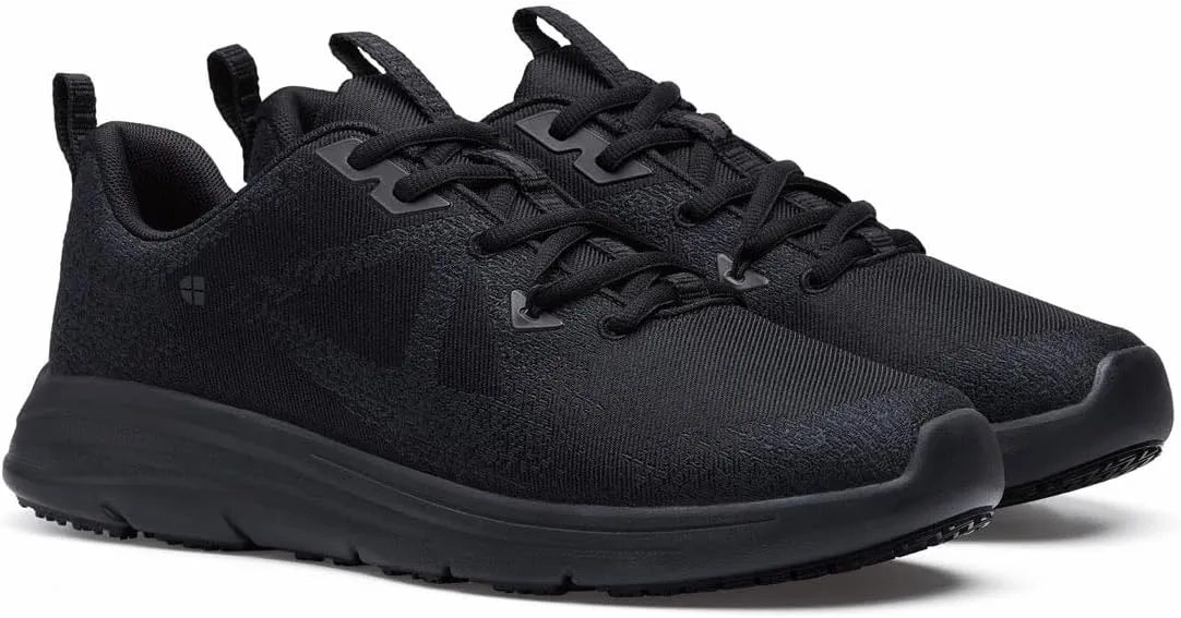 Shoes for Crews Toby II, Men's Slip Resistant Non Slip Work Shoes, Zapatos de Trabajo para Hombres, Chef Kitchen Shoes, Black