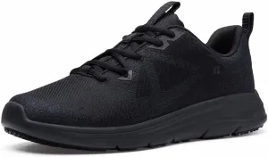 Shoes for Crews Toby II, Men's Slip Resistant Non Slip Work Shoes, Zapatos de Trabajo para Hombres, Chef Kitchen Shoes, Black