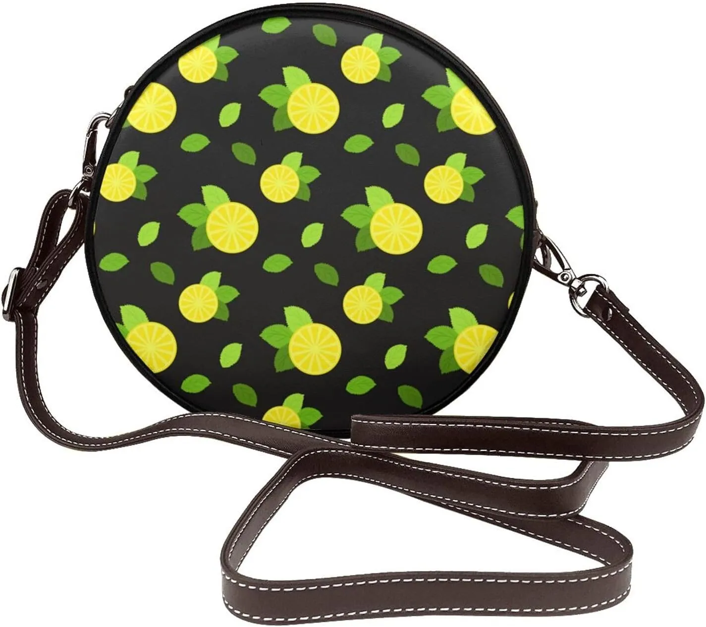 Shoulder Bag Circle Crossbody Bag for Women, Vintage Shoulder Purse, Round Purses Bag for Women