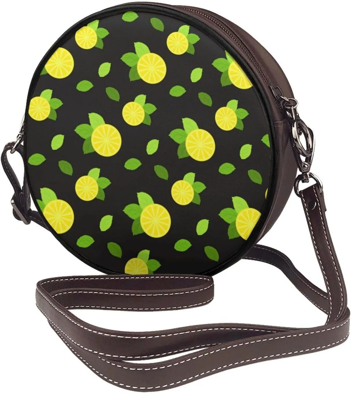 Shoulder Bag Circle Crossbody Bag for Women, Vintage Shoulder Purse, Round Purses Bag for Women