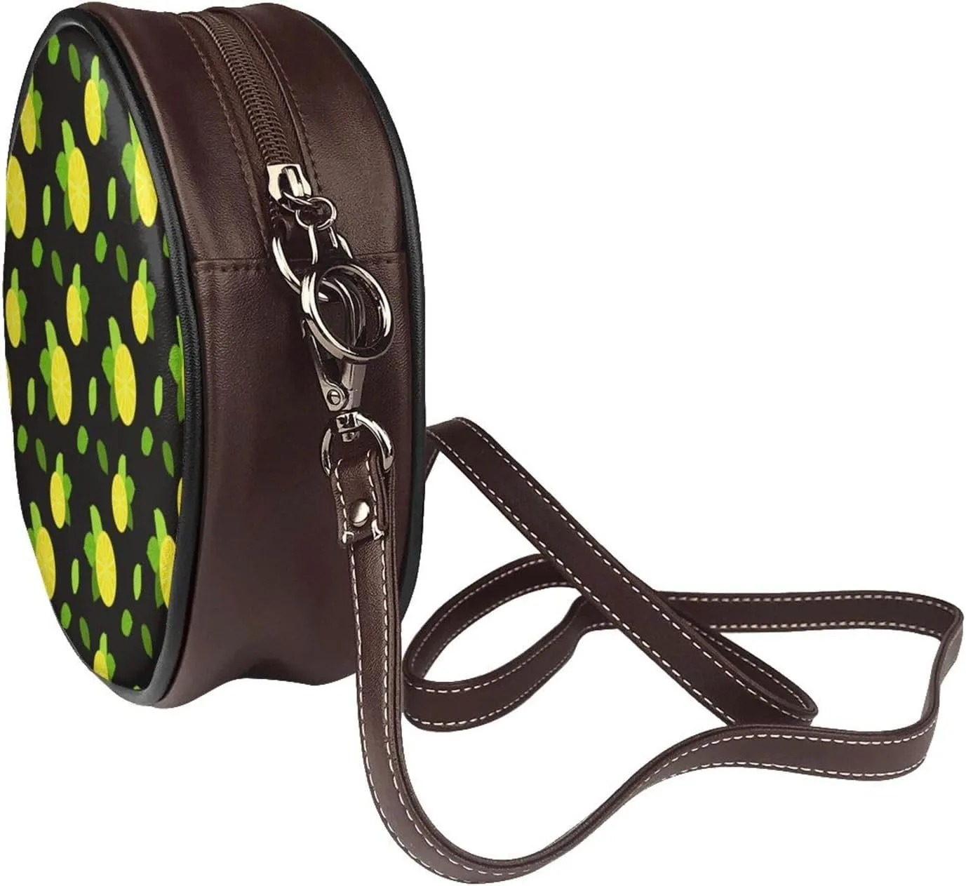 Shoulder Bag Circle Crossbody Bag for Women, Vintage Shoulder Purse, Round Purses Bag for Women