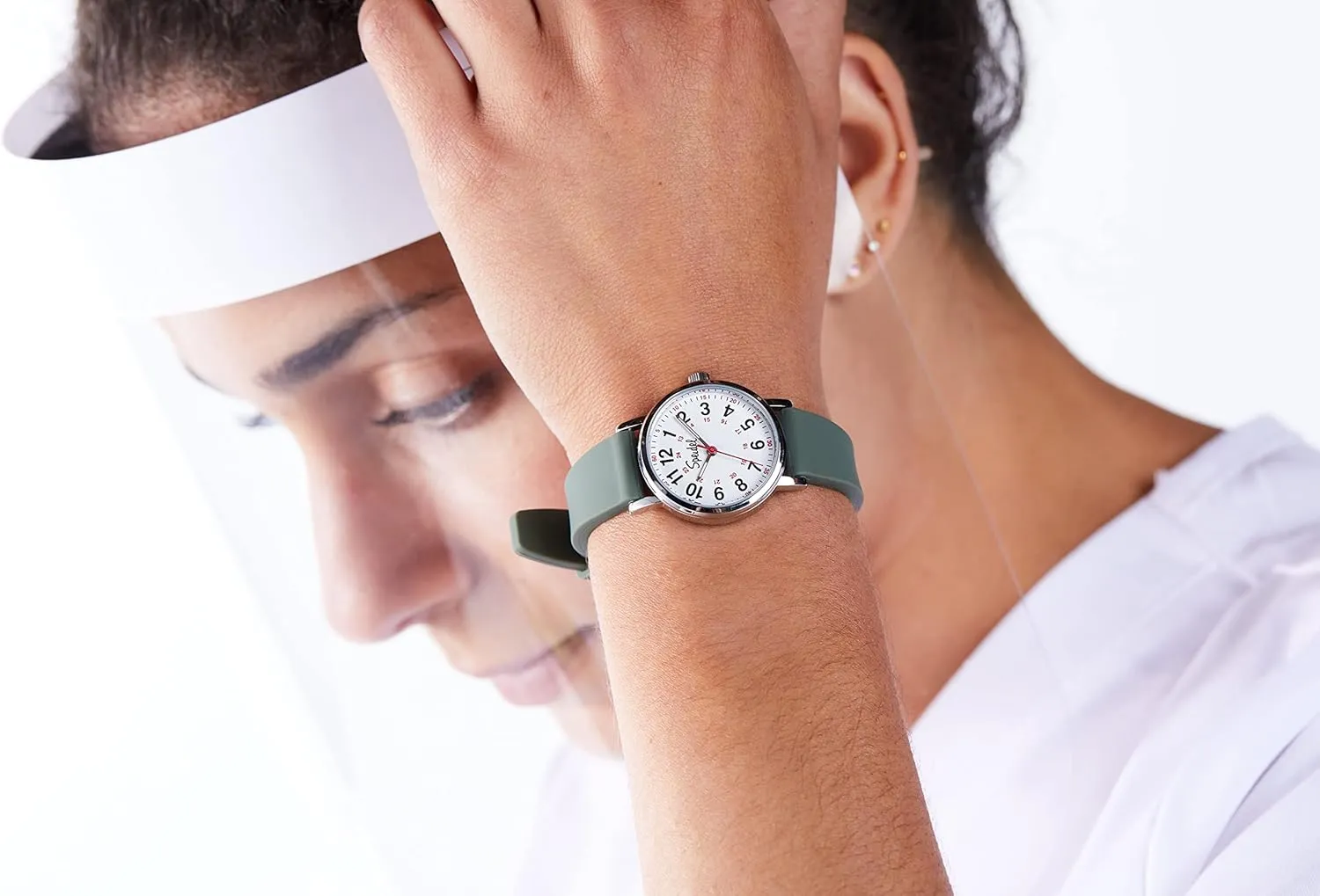 Speidel Replacement 14mm Scrub Silicone Watchband for Nurses, Doctors, Students in Multiple Colors