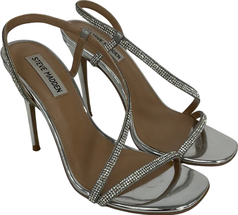 STEVE MADDEN Metallic Novelize Heeled Sandals UK 6 EU 39 