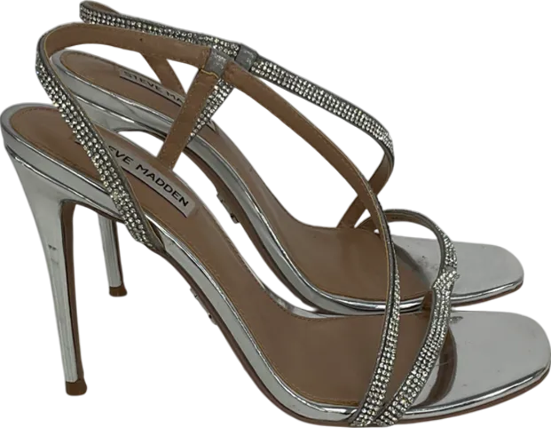 STEVE MADDEN Metallic Novelize Heeled Sandals UK 6 EU 39 