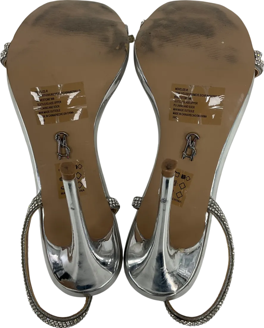 STEVE MADDEN Metallic Novelize Heeled Sandals UK 6 EU 39 