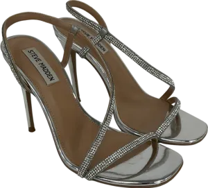 STEVE MADDEN Metallic Novelize Heeled Sandals UK 6 EU 39 