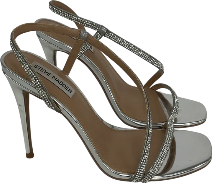 STEVE MADDEN Metallic Novelize Heeled Sandals UK 6 EU 39 