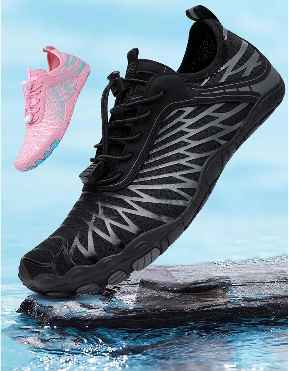 StoneLiquid Outlivia Barefoot Shoes, Hike Women Footwear Walking Shoes with Wide Toe Box