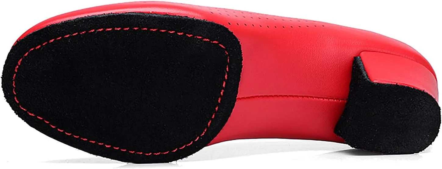 SWDZM Little Boy Big Kids Men Latin Dance Shoes Lace-up Ballroom Practice Shoes for Boy