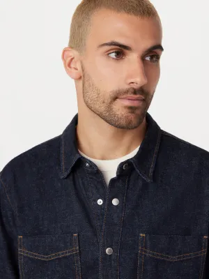 The Denim Shirt in Navy