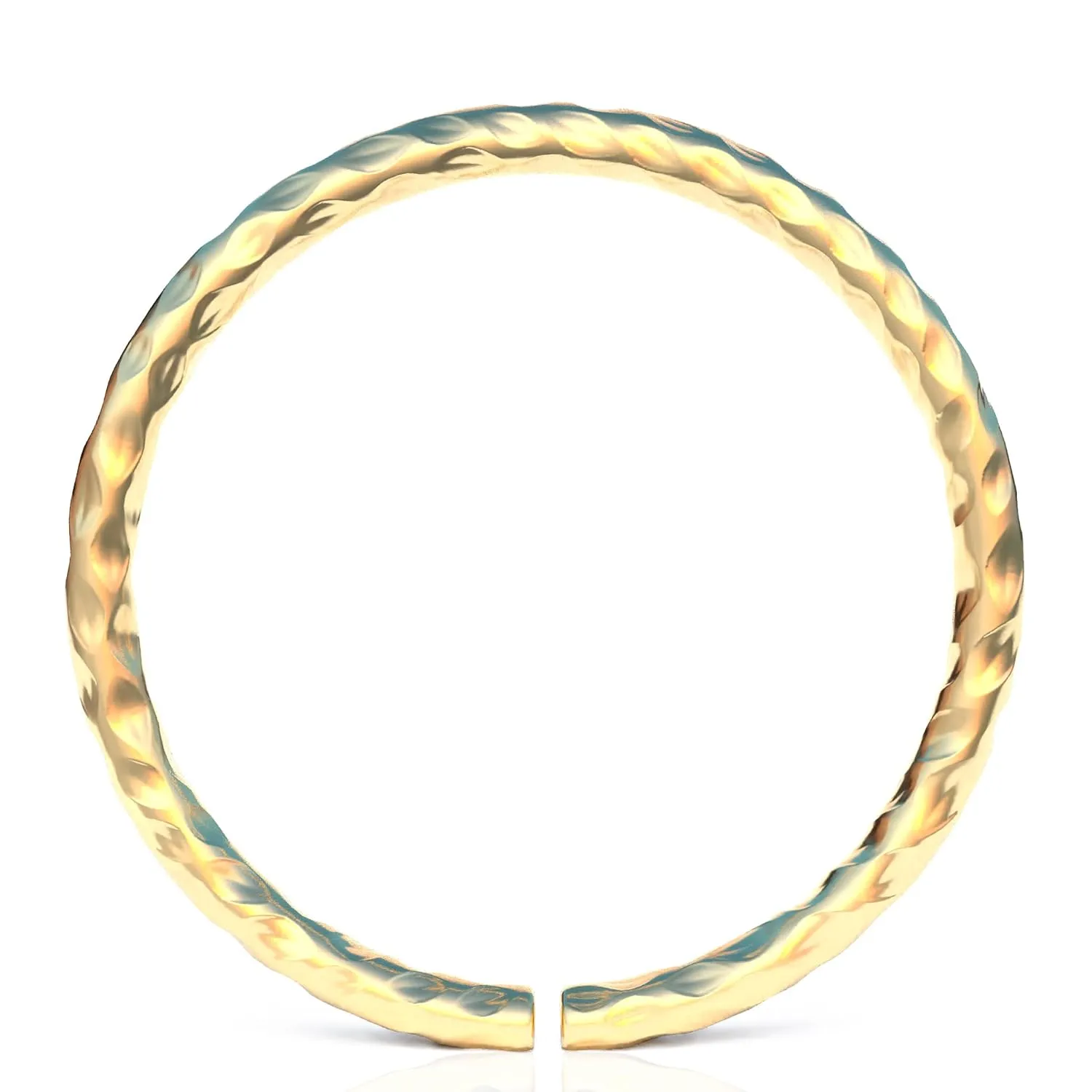 Tiny Cut wire Gold ROOK hoop - 20 gauge snug Rook piercing thin rook ring - Gold filled rook jewelry (gold, cut wire))