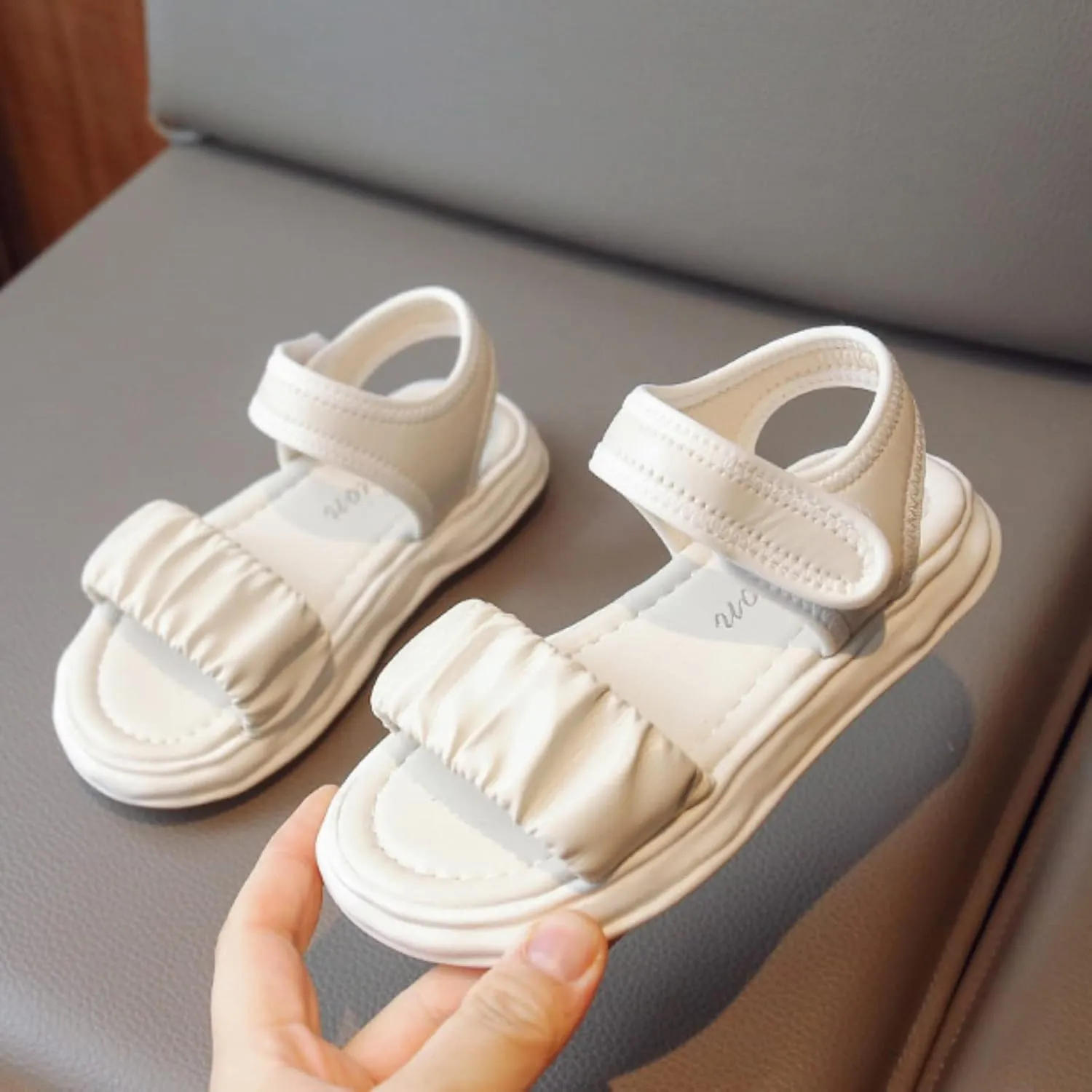 Toddler Girl Sandals Little Girl Summer Dress Shoes Lightweight Open Toe Beach Holiday Flat Sandals for Girls