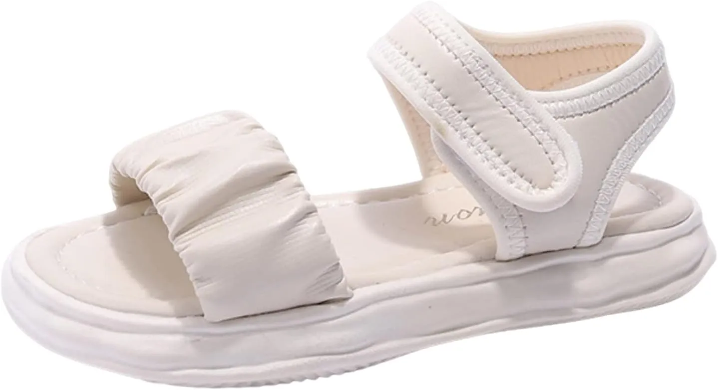 Toddler Girl Sandals Little Girl Summer Dress Shoes Lightweight Open Toe Beach Holiday Flat Sandals for Girls