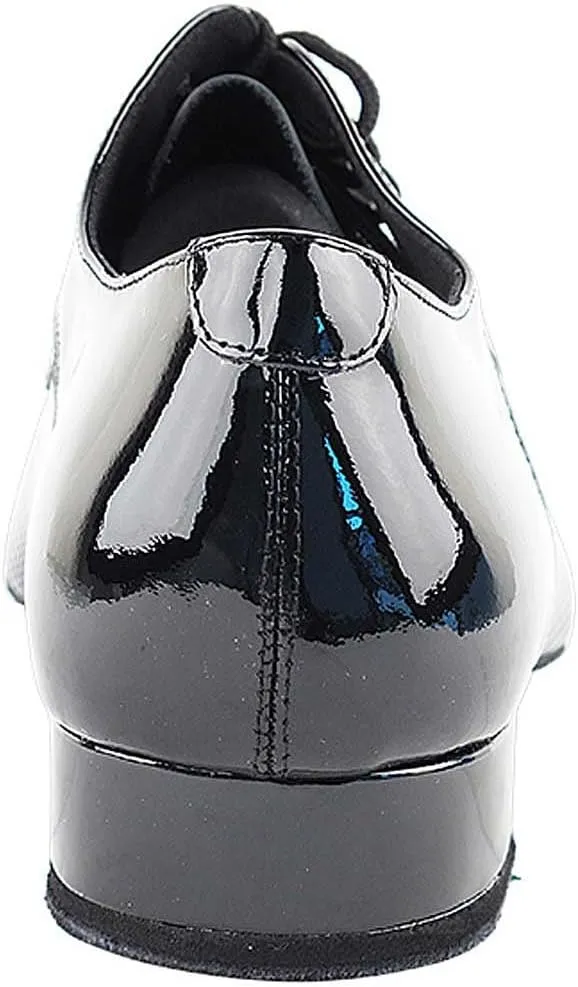 Very Fine Mens Ballroom Dance Shoes Standard & Smooth Tango Wedding Salsa Dance Shoes Black Patent CD9416EB Comfortable Dance Shoes 1" Heel