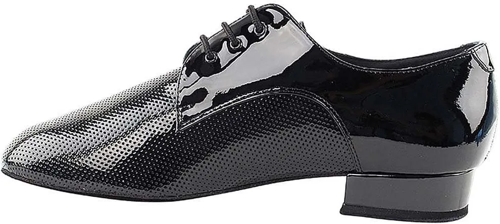 Very Fine Mens Ballroom Dance Shoes Standard & Smooth Tango Wedding Salsa Dance Shoes Black Patent CD9416EB Comfortable Dance Shoes 1" Heel