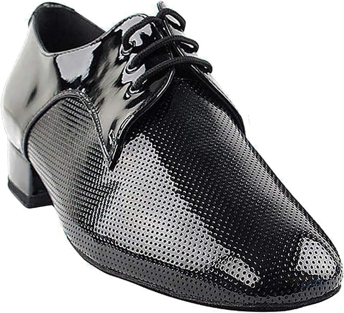 Very Fine Mens Ballroom Dance Shoes Standard & Smooth Tango Wedding Salsa Dance Shoes Black Patent CD9416EB Comfortable Dance Shoes 1" Heel