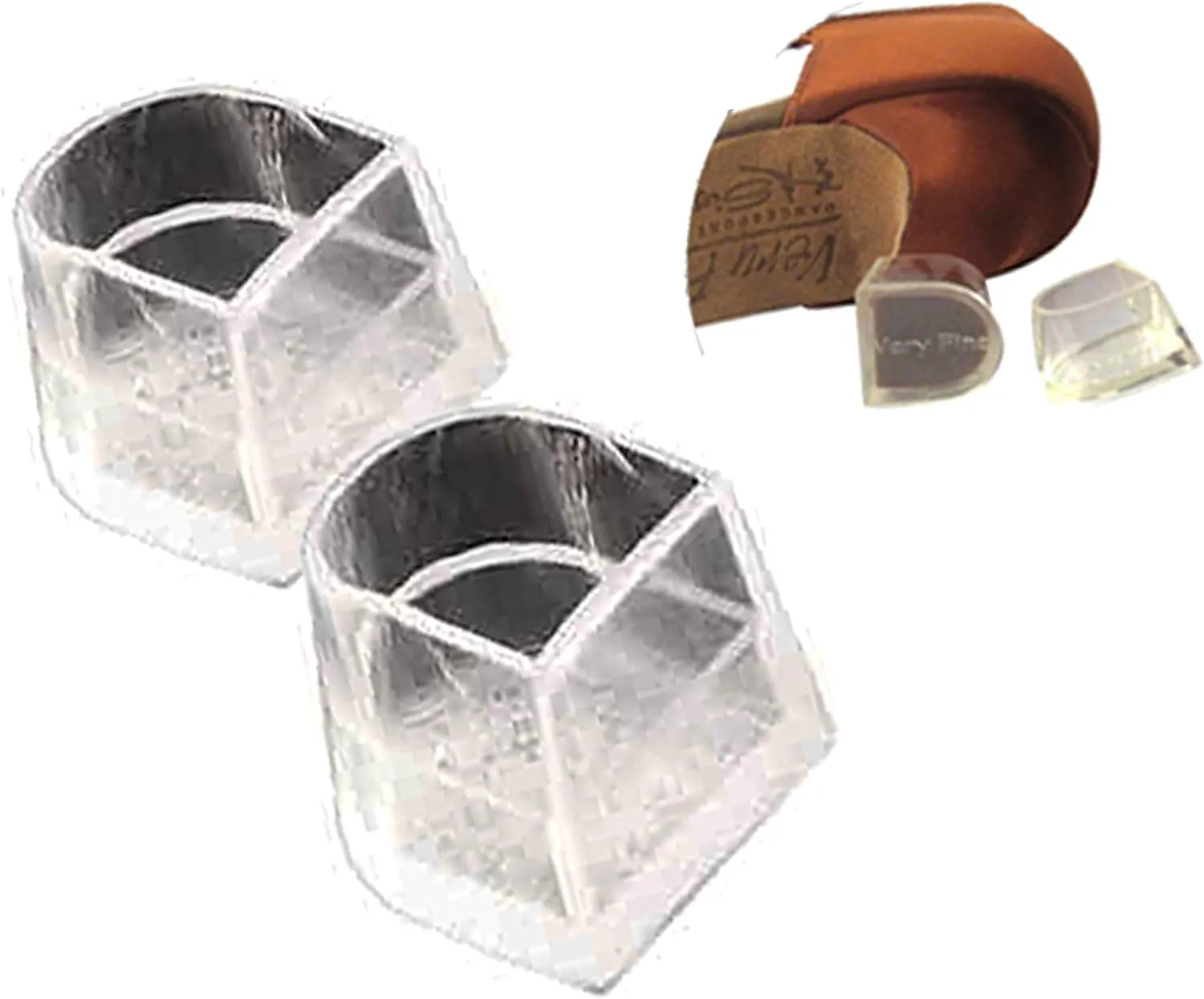 Very Fine Salsa Ballroom Tango Latin Dance Shoes CD3012 Bundle with Dance Shoe Heel Protectors 3" Heel