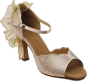 Very Fine Women's Ballroom Dance Shoes Tango Wedding Party Latin Salsa Dance Shoes Flesh Satin Sera7014EB Comfortable Dance Shoes 3" Heel 9 M US [Bundle of 5]