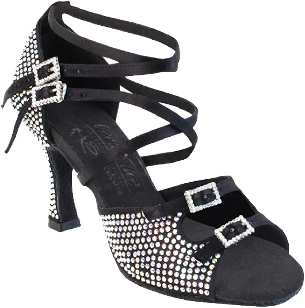 Very Fine Women's Ballroom Dance Shoes Tango Wedding Salsa Shoes S1004CCEB Comfortable Dance Shoes 3" [Bundle of 5]