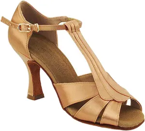 Very Fine Women's Ballroom Dance Shoes Tango Wedding Salsa Shoes S2806EB Comfortable Dance Shoes 2.5" [Bundle of 5]